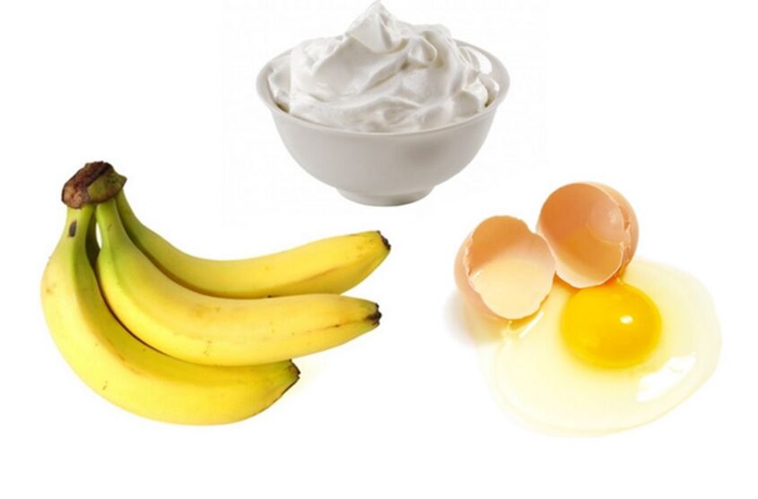 Egg og banana maski hentar öllum húðgerðum